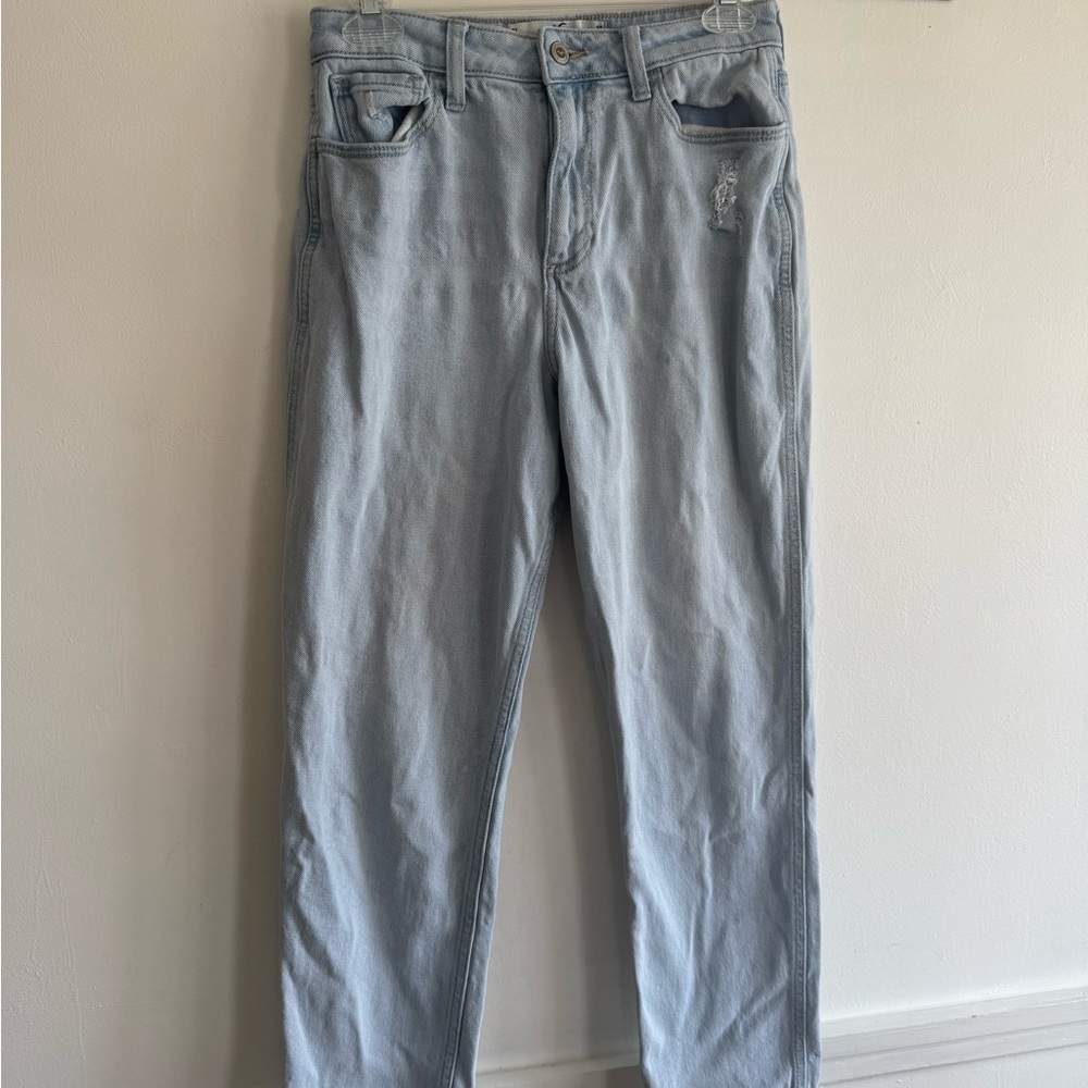 Hollister Light Blue Slim Straight Jeans